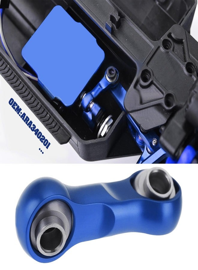 Briny River 1PC Blue RC Car Steering Drag Link ARA340201 Compatible with ARRMA 1/18 Granite Grom Compatible with ARRMA 1/14 Mojave Grom Mega 380 - Image 2